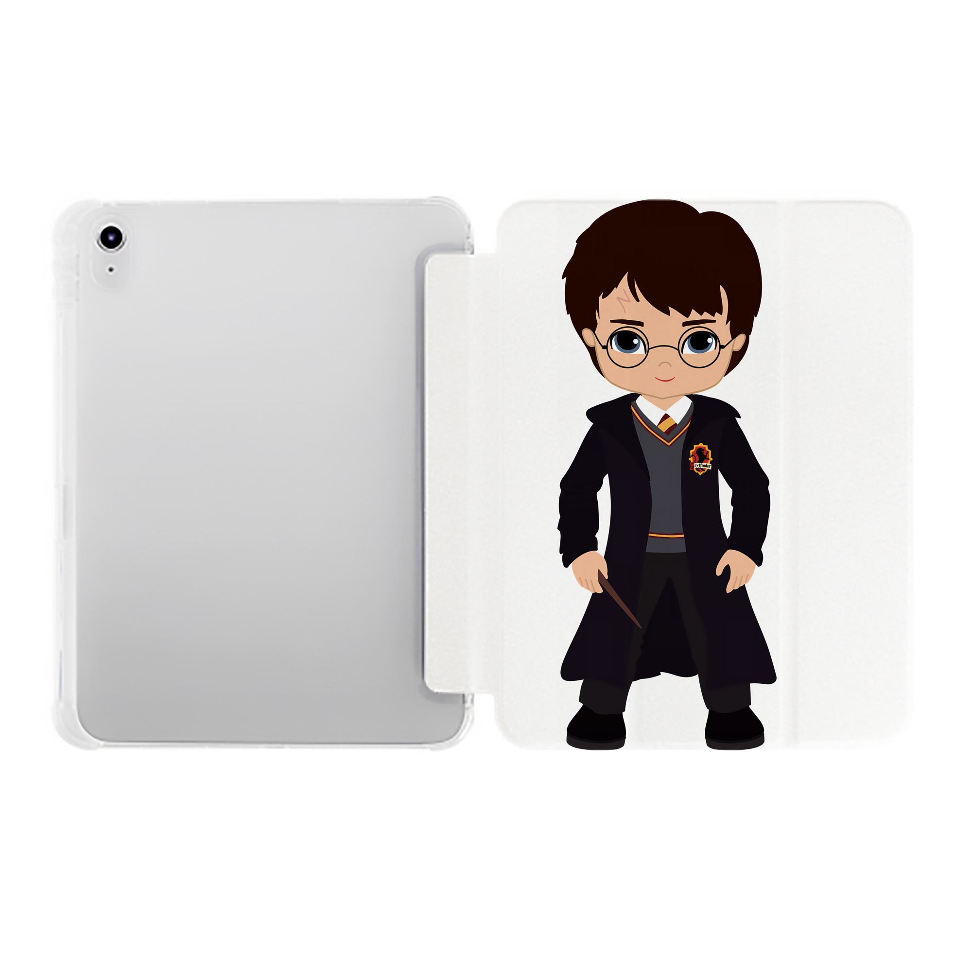 （画像用） Harry Potter ハリー・ポッターシリーズ IPad ケース ペン収納付き 三つ折りスタンド PUレザー×シリコン 対応機種9.5/10.5/10.9インチ